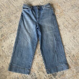 Talbots wide leg crop Jean. Women’s size 8.​​​​​​